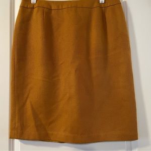 Womens APT.9 Rust Lined Knee Length Skirt